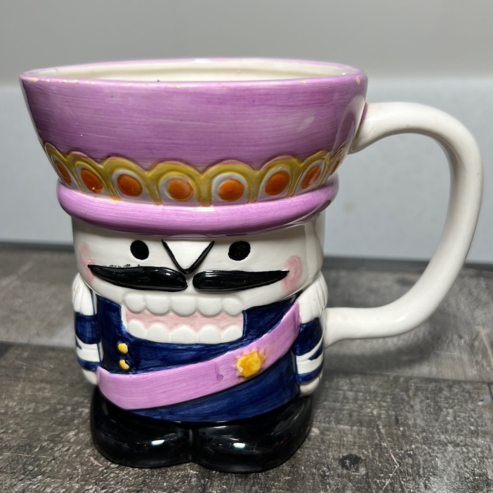 Vintage "Monsieur Pierre" Hand Painted Coffee Mug